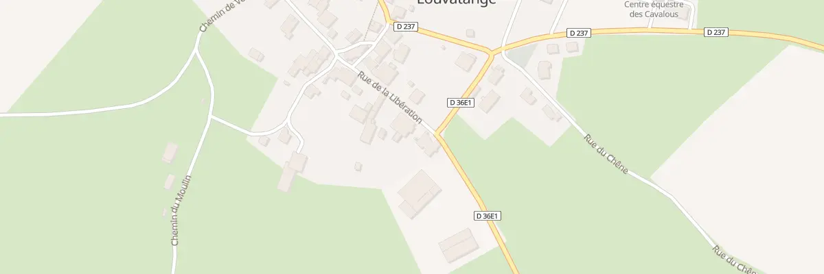 Plan du 3 Rue de la Libération à Louvatange