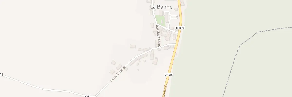 Plan du 106 Rue du Bichalet à La Balme