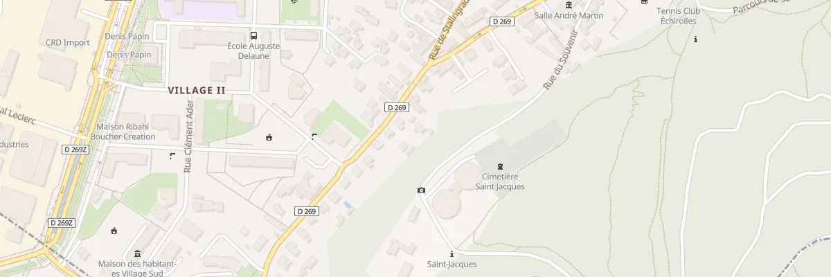 Plan du 32 Rue de Stalingrad à Échirolles