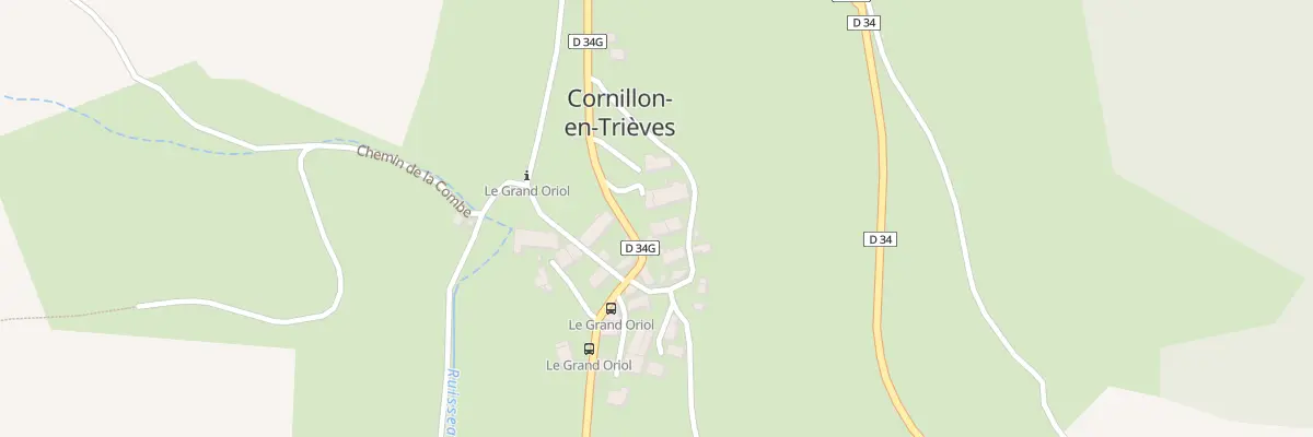 Plan du 160 Rte de Grand Oriol à Cornillon-en-Trièves