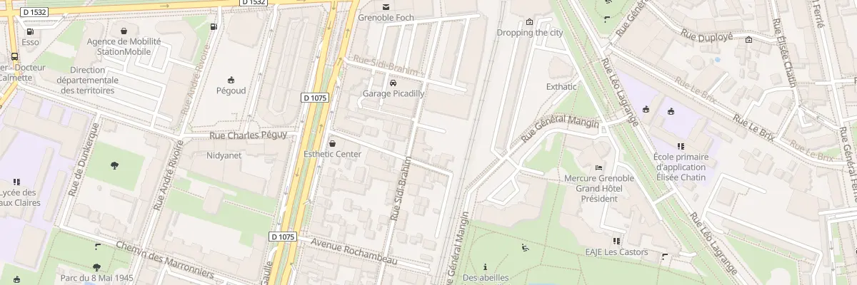 Plan du 3B Rue Sidi-Brahim à Grenoble