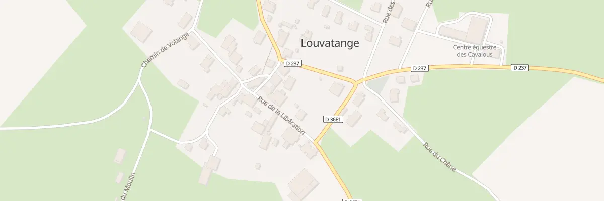 Plan du 2 Rue de la Libération à Louvatange