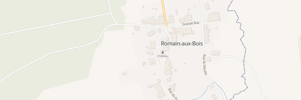 Plan du 2 Rue du Bois à Romain-aux-Bois