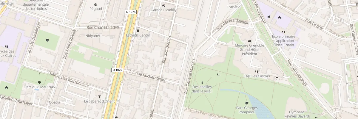 Plan du 15 Rue Sidi-Brahim à Grenoble