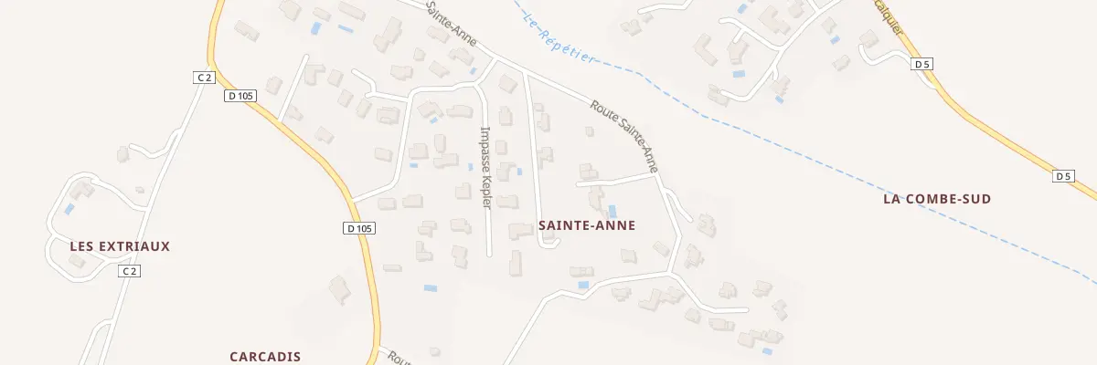 Plan du 324 Sainte Anne à Saint-Michel-l’Observatoire