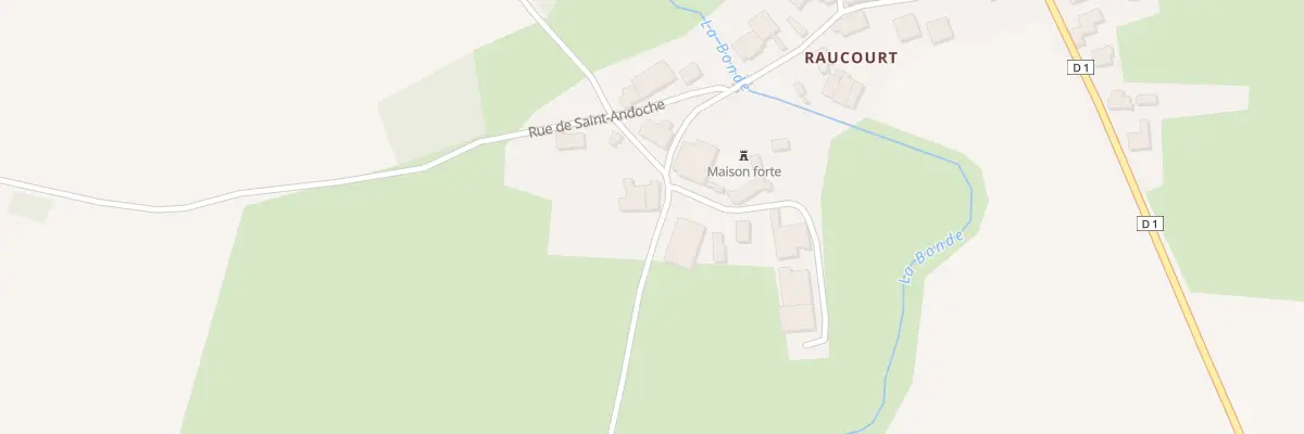 Plan du 5 Rue de la Bruyere A Raucourt à Roche-et-Raucourt