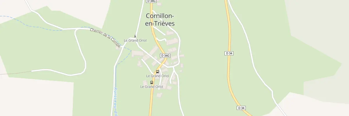 Plan du 5005 Grand Oriol à Cornillon-en-Trièves