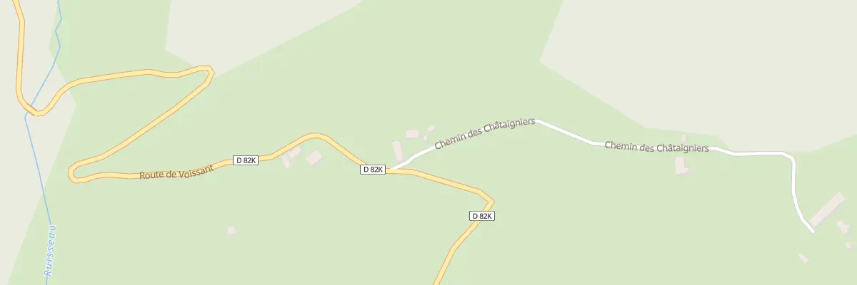 Plan du 55 Che des Châtaigniers à Miribel-les-Échelles