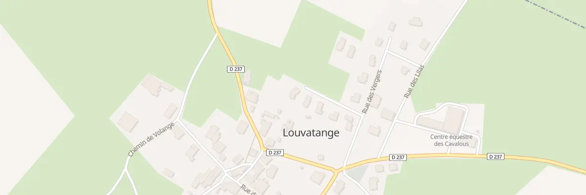 Plan du 1T Rue des Vergers à Louvatange
