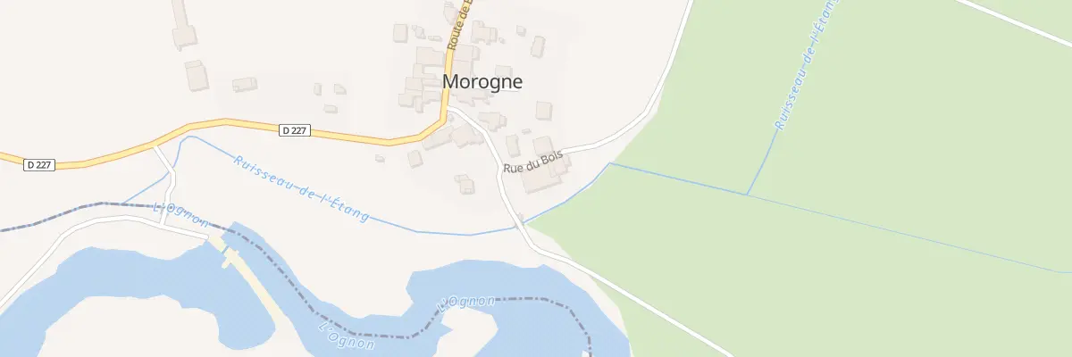 Plan du 4 Rue du Bois à Morogne à Chenevrey-et-Morogne