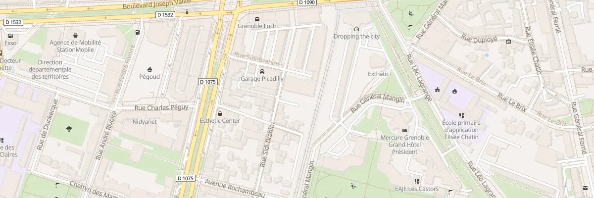 Plan du 3 Rue Sidi-Brahim à Grenoble
