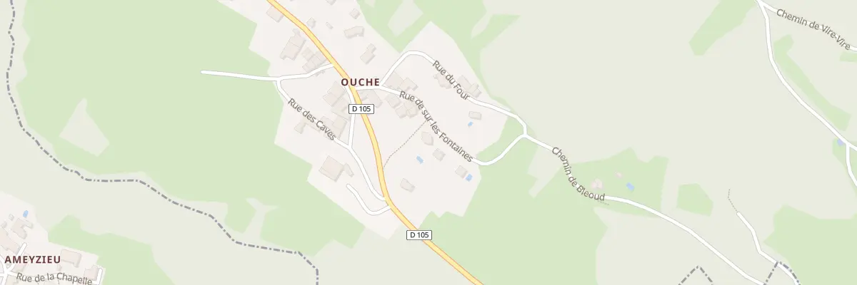 Plan du 120 Rue de sur les Fontaines à Arvière-en-Valromey