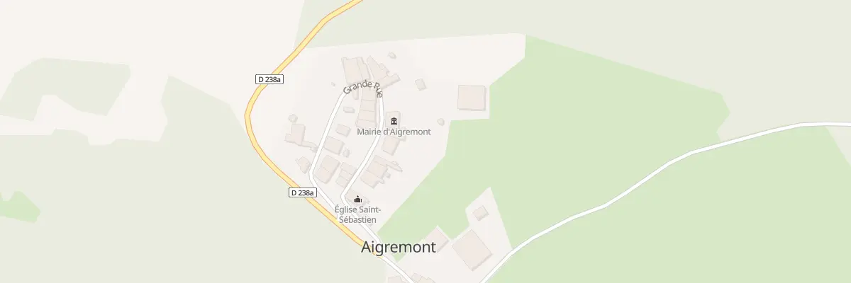 Plan du 16 Rue Grande Rue à Aigremont