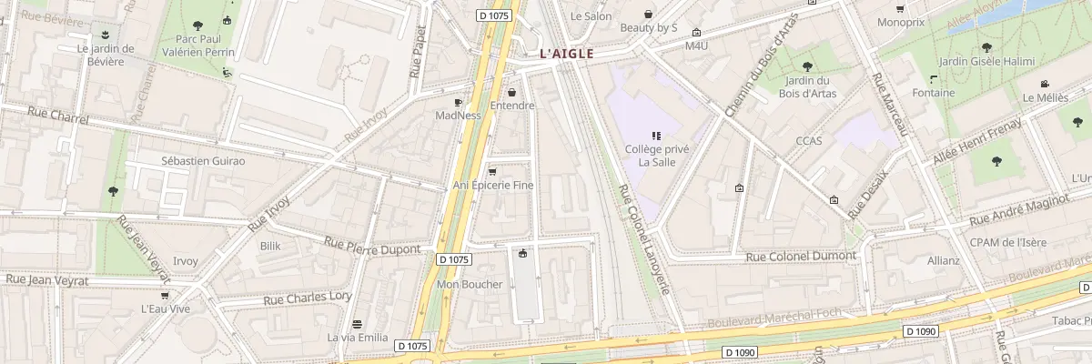 Plan du 9 Rue Lieutenant de Quinsonas à Grenoble