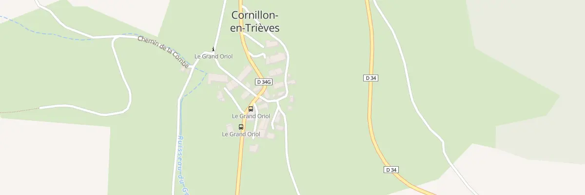 Plan du 5011 Grand Oriol à Cornillon-en-Trièves