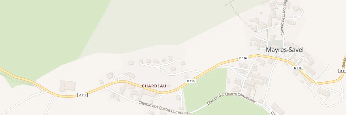 Plan du 195 Che des Auches à Mayres-Savel