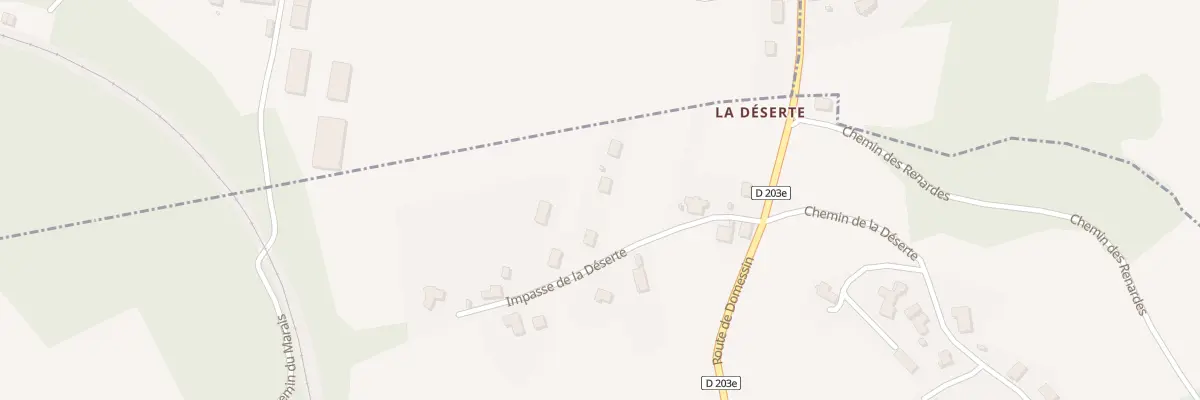 Plan du 172B Imp de la Déserte à Saint-Béron
