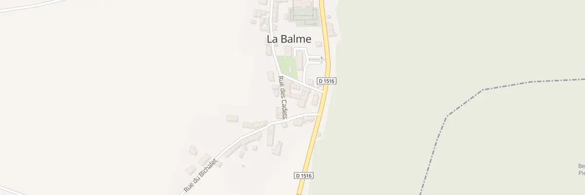 Plan du 5032F Chef Lieu à La Balme