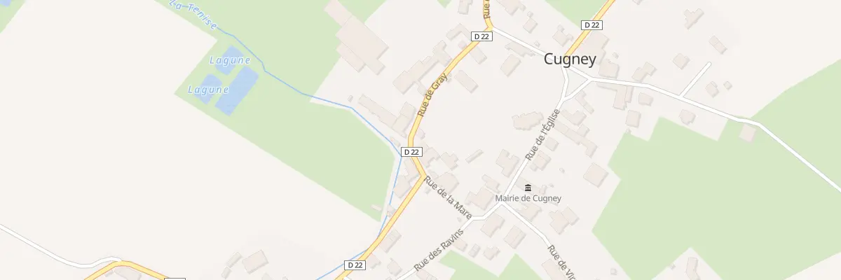 Plan du 4 Rue de Gray à Cugney
