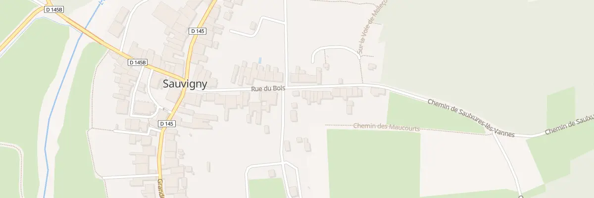 Plan du 16 Rue du Bois à Sauvigny