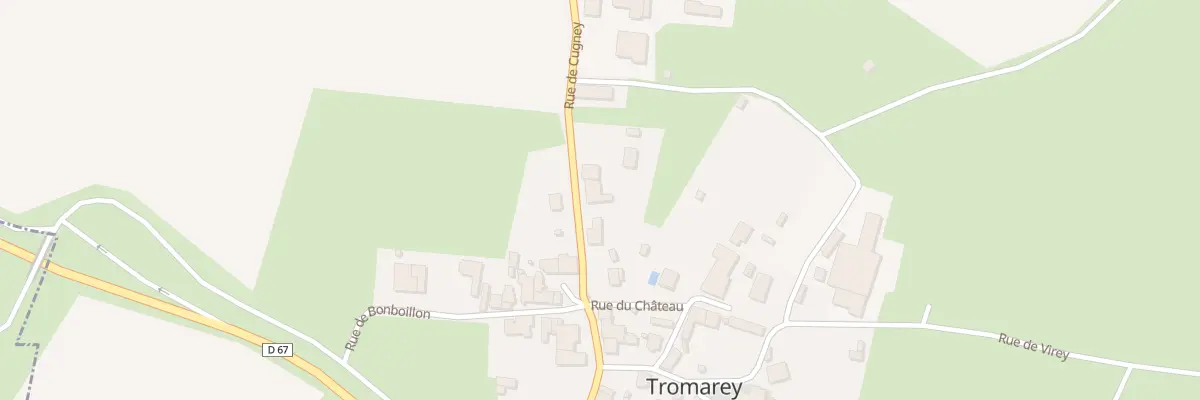 Plan du 8 Rue de Cugney à Tromarey