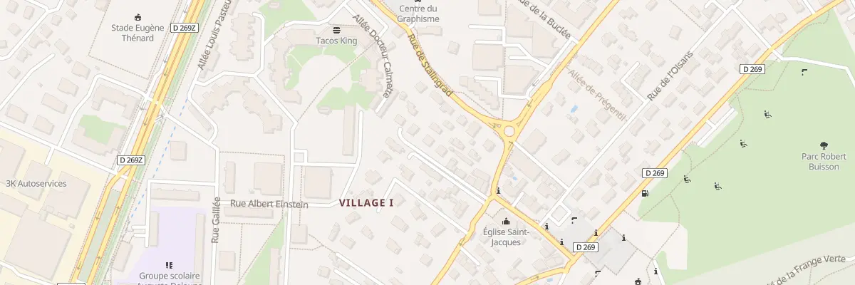 Plan du 59B Rue de Stalingrad à Échirolles