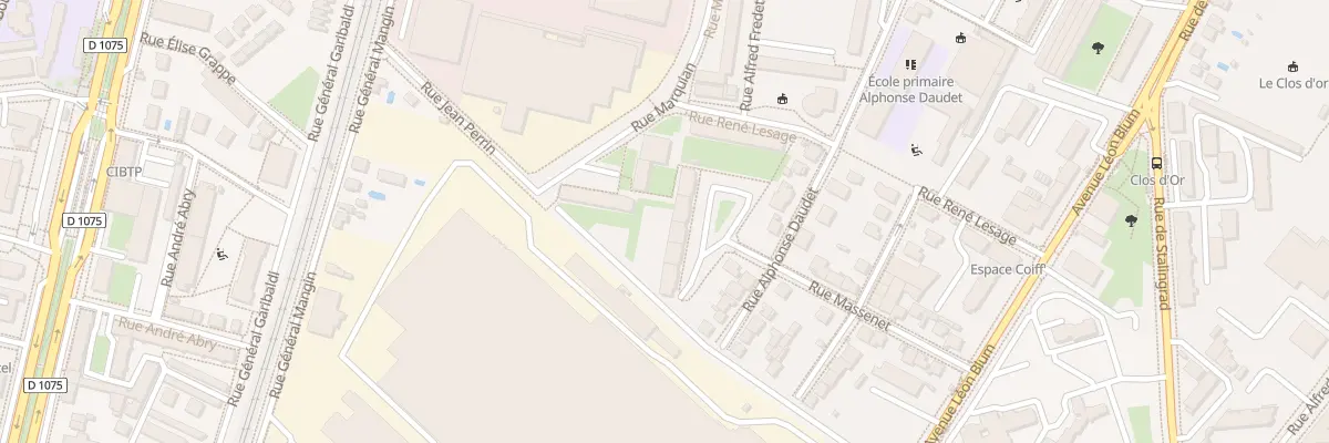 Plan du 25 Rue Marquian à Grenoble