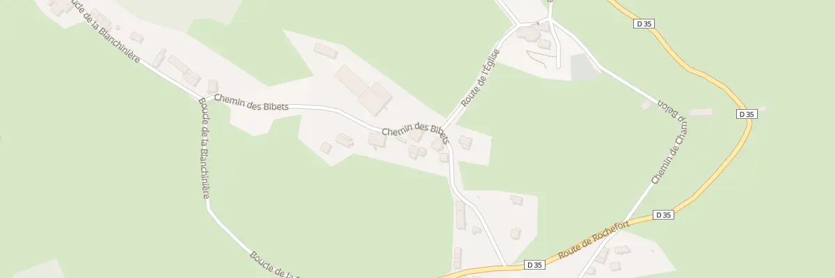 Plan du 195 Che des Bibets à Sainte-Marie-d’Alvey