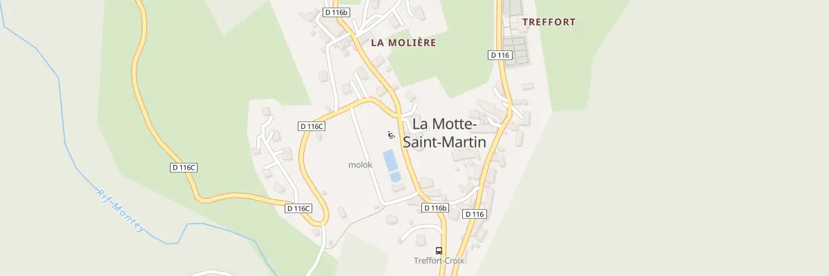Plan du 235 Rue de La Molière à La Motte-Saint-Martin