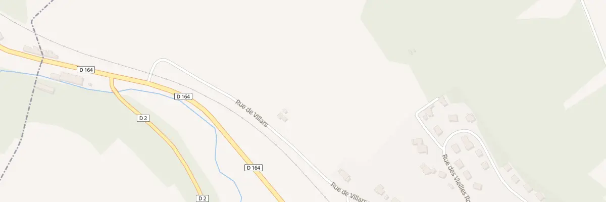 Plan du 40 Rue de Villars à Certilleux
