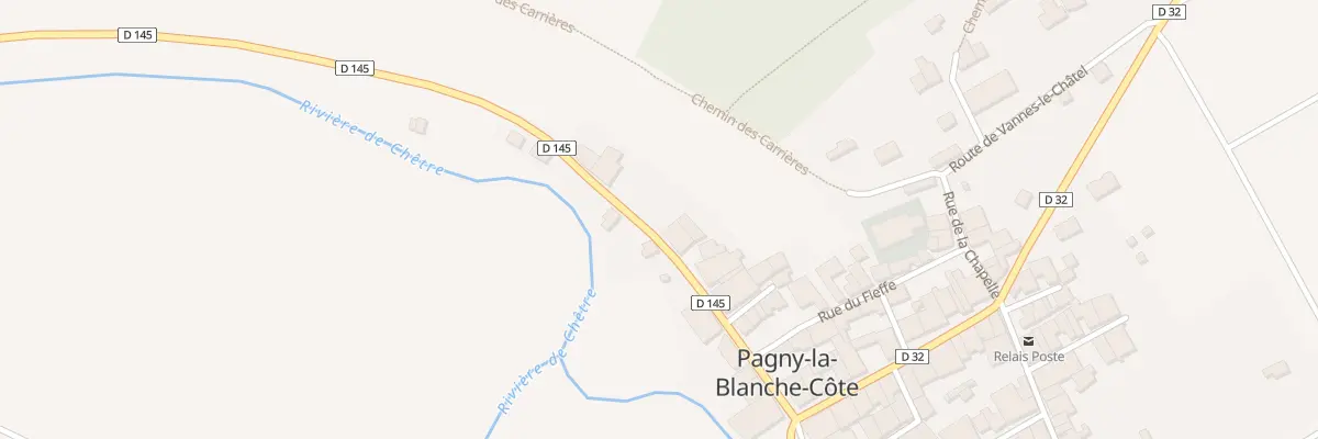 Plan du 10 Rue du Moulin à Pagny-la-Blanche-Côte