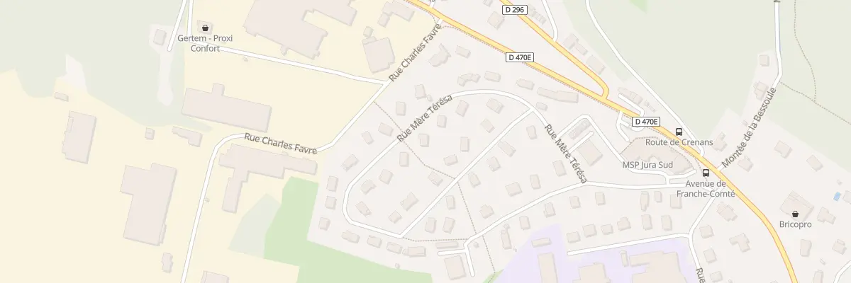 Plan du 11 Rue Mère Térésa à Moirans-en-Montagne
