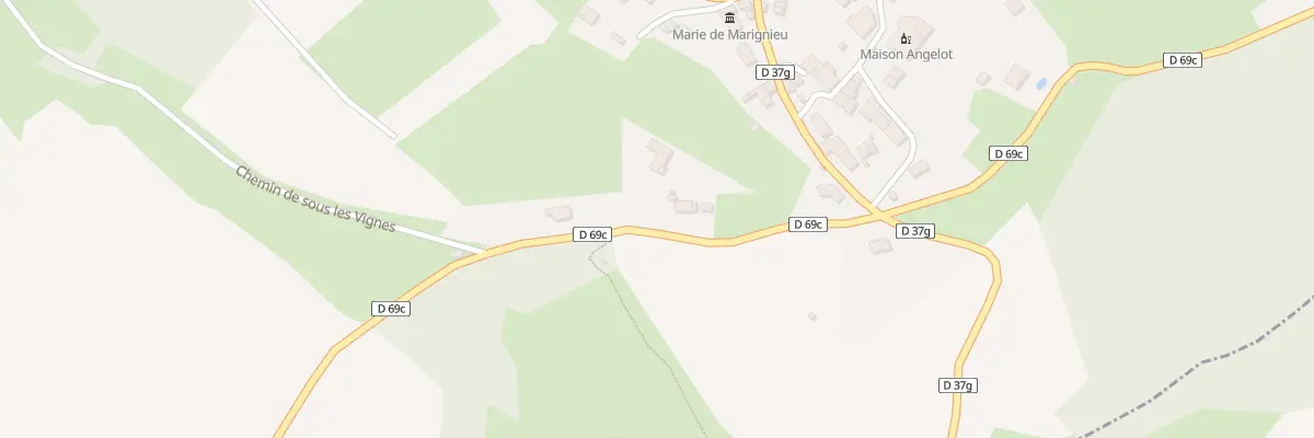 Plan du 5081 Marignieu à Marignieu