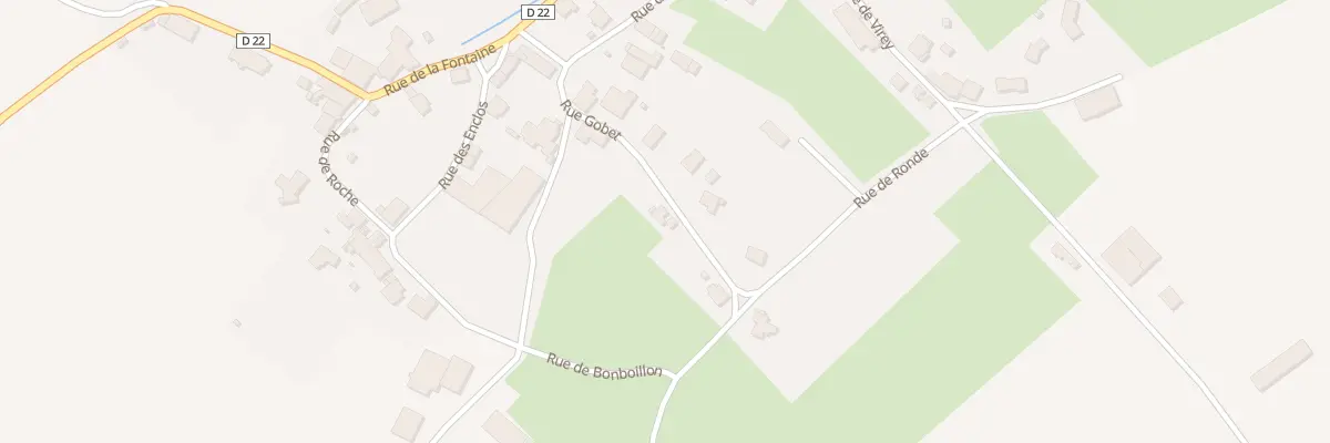 Plan du 8 Rue Gobet à Cugney