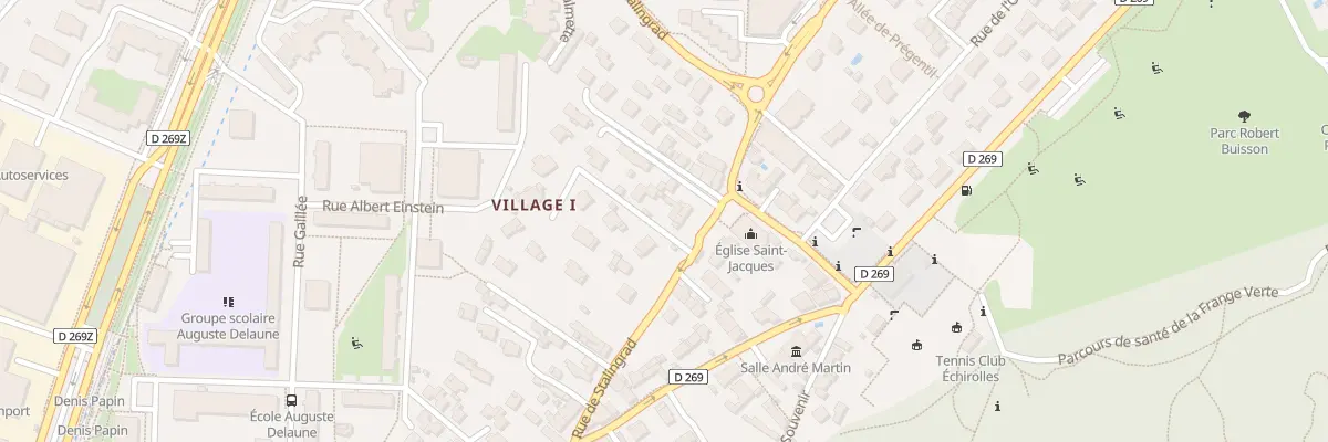 Plan du 53 Rue de Stalingrad à Échirolles