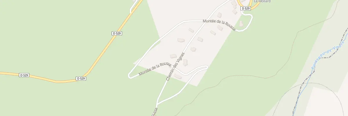 Plan du 5343 Condamine et Rousse à La Motte-Saint-Martin