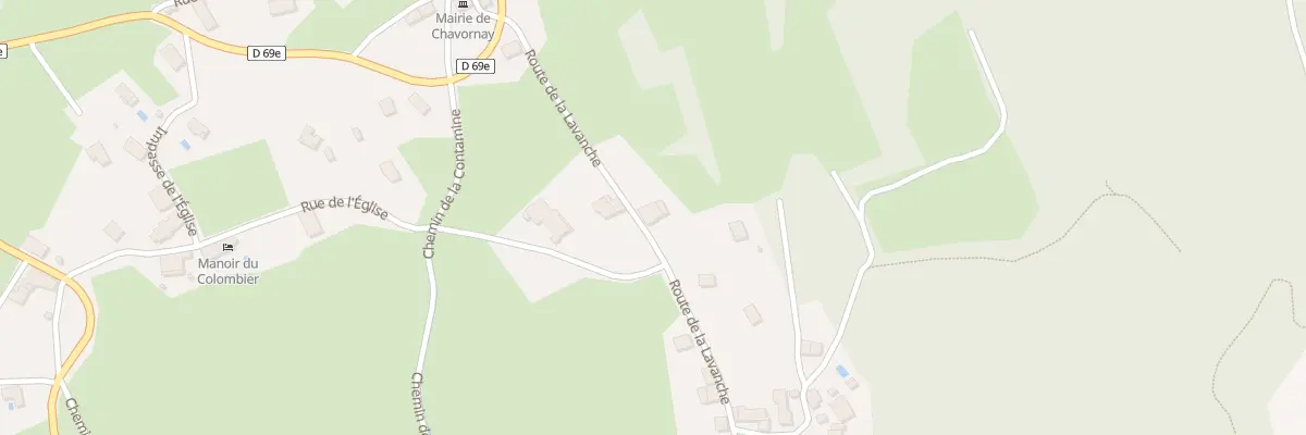 Plan du 207 Rte de la Lavanche à Arvière-en-Valromey