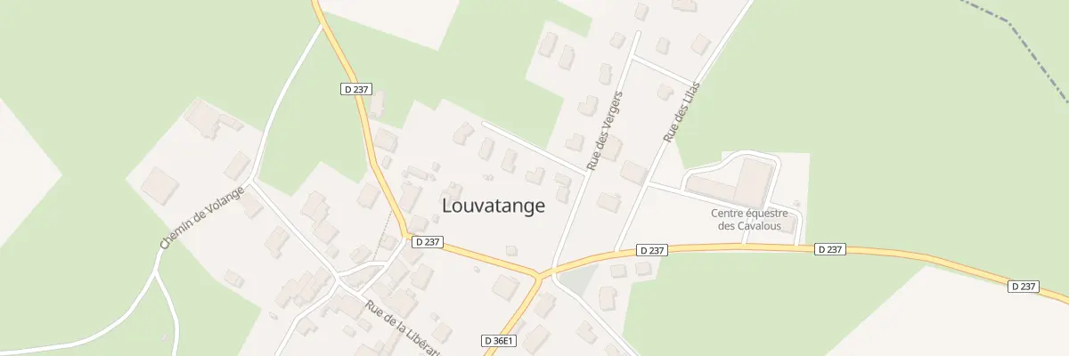 Plan du 5045 Derriere Les Vergers à Louvatange