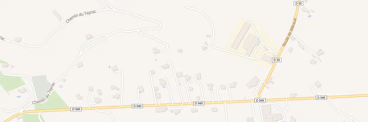 Plan du 5253F Le Monestier à Trescléoux