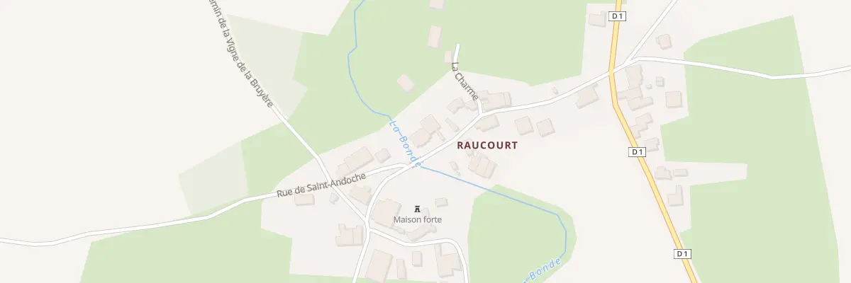 Plan du 8 Gr Grande Rue A Raucourt à Neuvelle-lès-Cromary