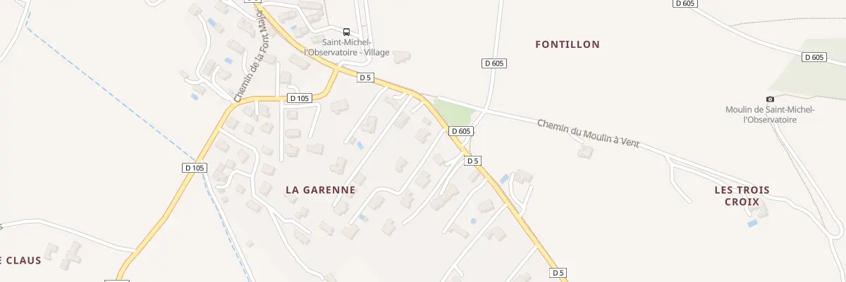 Plan du 7138 La Garrene à Saint-Michel-l’Observatoire