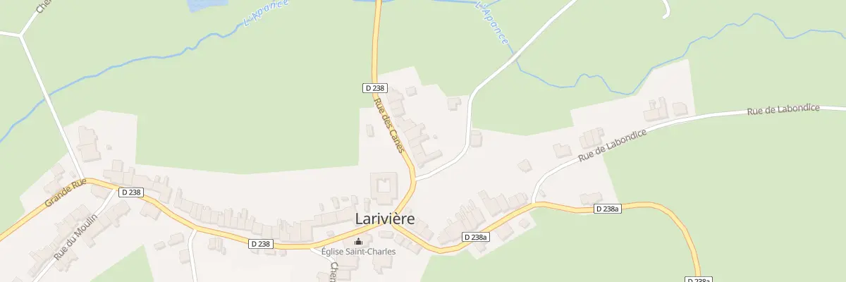 Plan du 5 Rue des Canes à Larivière-Arnoncourt