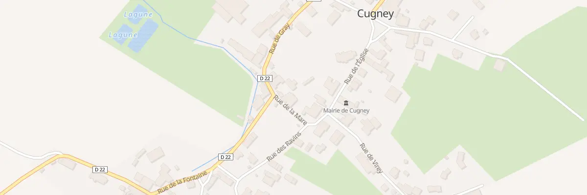 Plan du 1 Rue de la Mare à Cugney