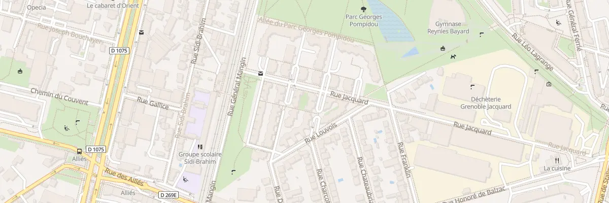 Plan du 10 Rue Jean Giono à Grenoble
