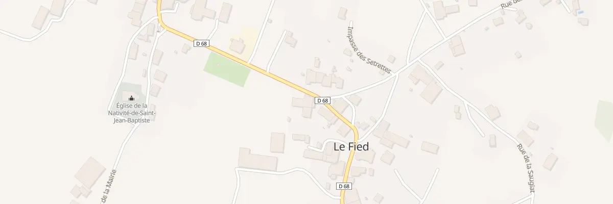 Plan du 4 Rue de la Fromagerie au Fied