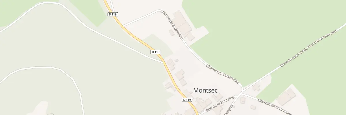 Plan du 16 Rte de Woinville à Montsec
