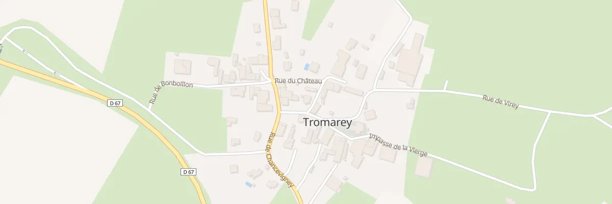 Plan du 1 Rue de l’Ecole à Tromarey