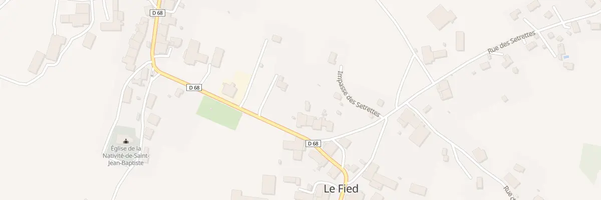 Plan du 5 Rue de la Fromagerie au Fied