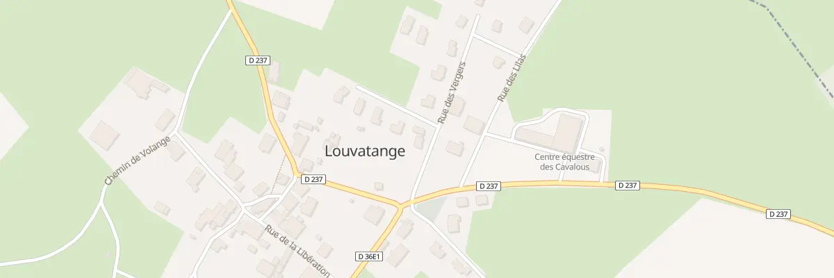 Plan du 5 Rue des Vergers à Louvatange