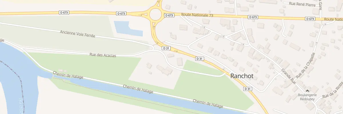 Plan du 4 Rue des Acacias à Ranchot